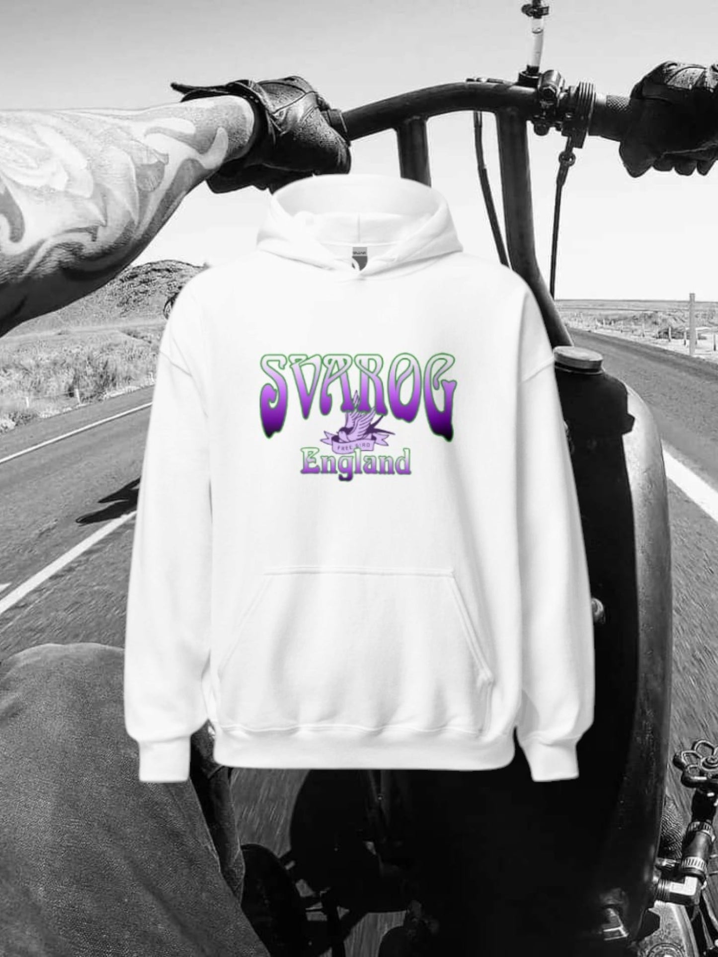 SVAROG England Hoodie "FREE BIRD"