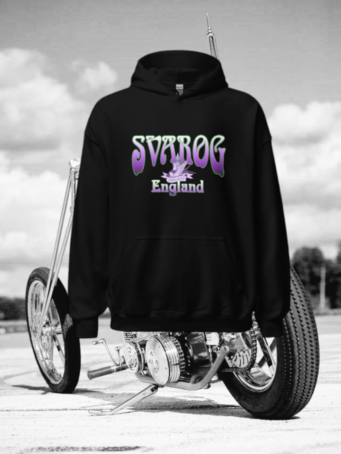 SVAROG England Hoodie "FREE BIRD"