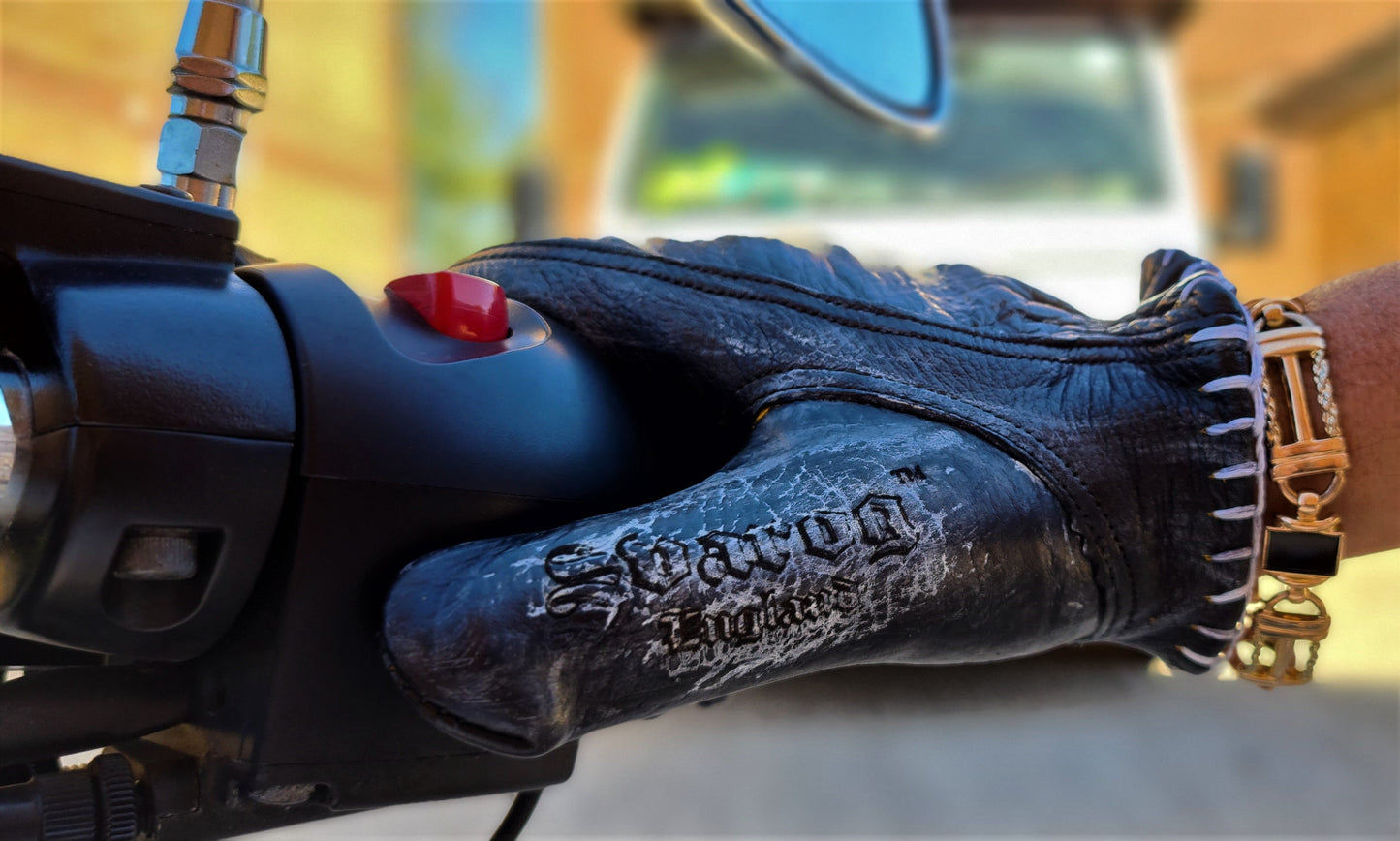 Waterproof Biker Gloves STORM 7819 Black