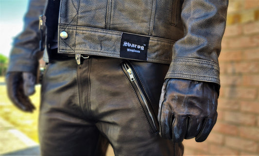 Svarog Leather Pants Black