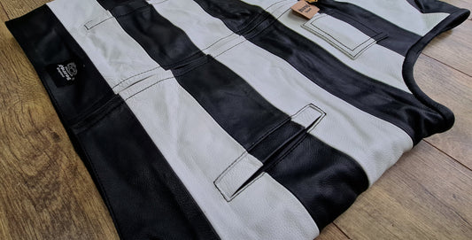 SVAROG PRISONER LEATHER VEST / CUT