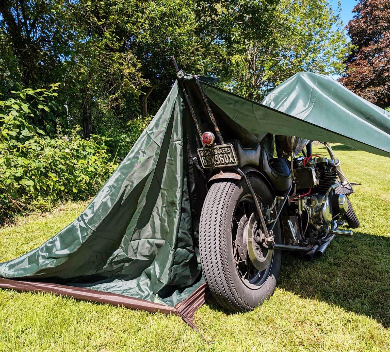 motorcycle camping tent uk SVAROG “Gypsy Soul 2” motorcycle tent
