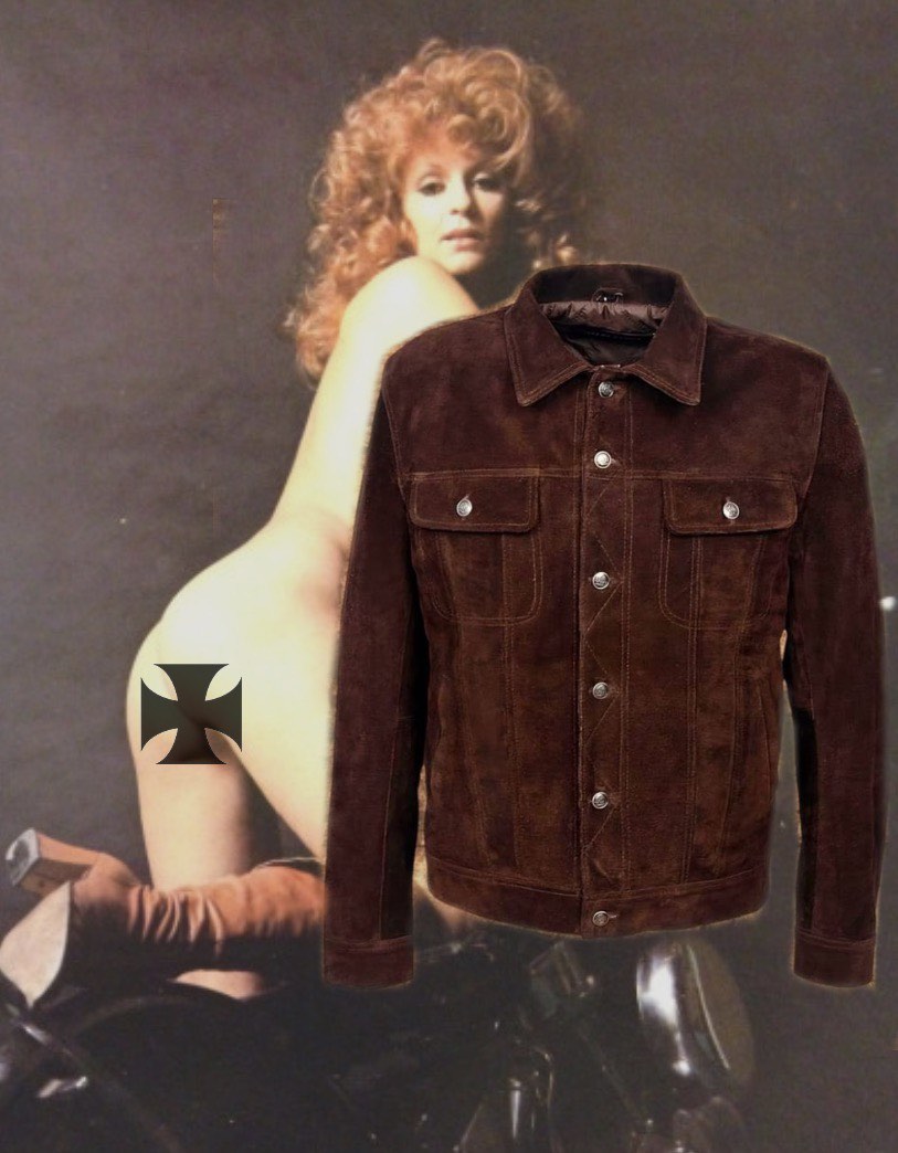 Svarog England  TRUCKER Jacket Brown Suede