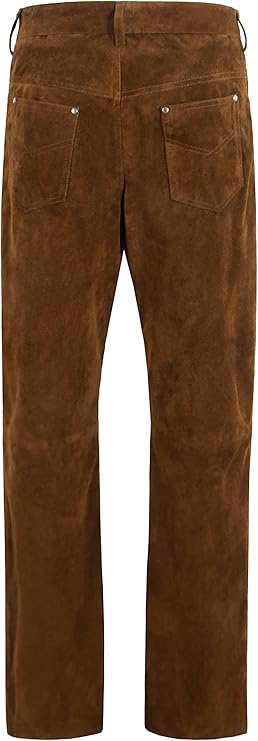 Svarog England  Suede Leather Trouser Brown