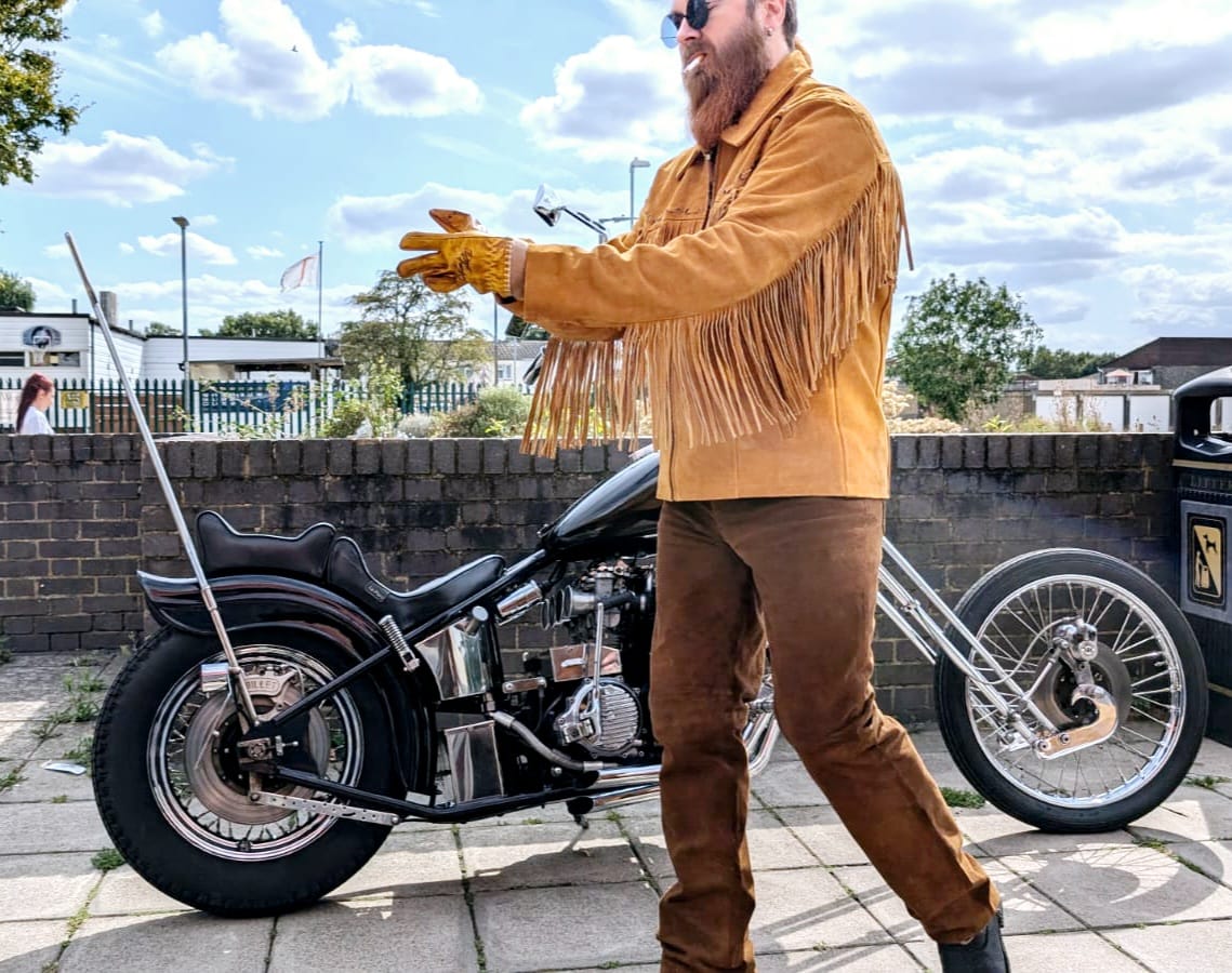 Svarog England  Suede Leather Trouser Brown