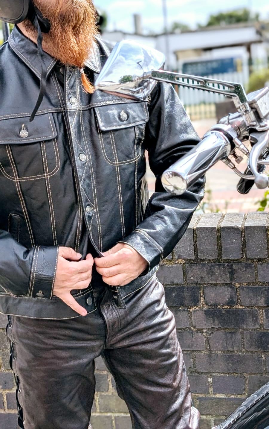 Svarog England  TRUCKER Jacket Black