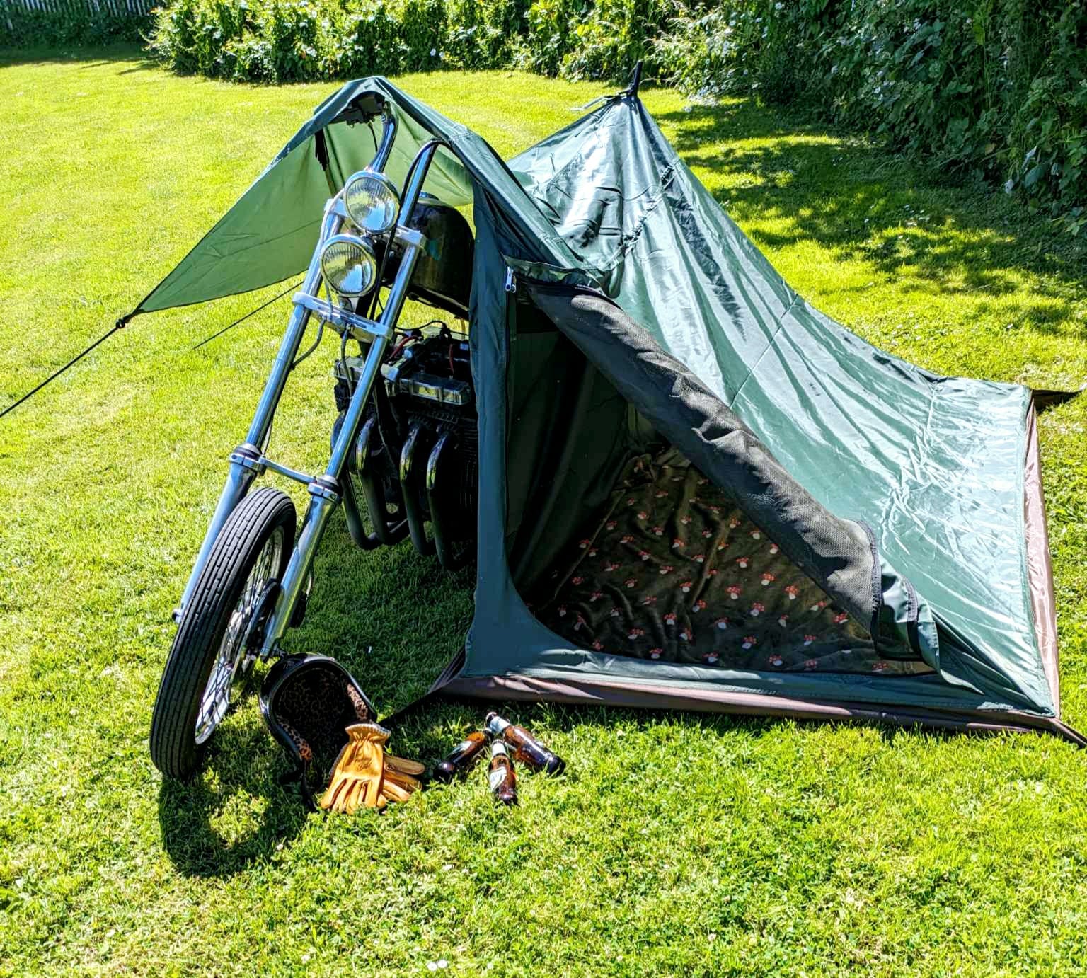 motorcycle camping tent uk SVAROG “Gypsy Soul 2” motorcycle tent – SVAROG England